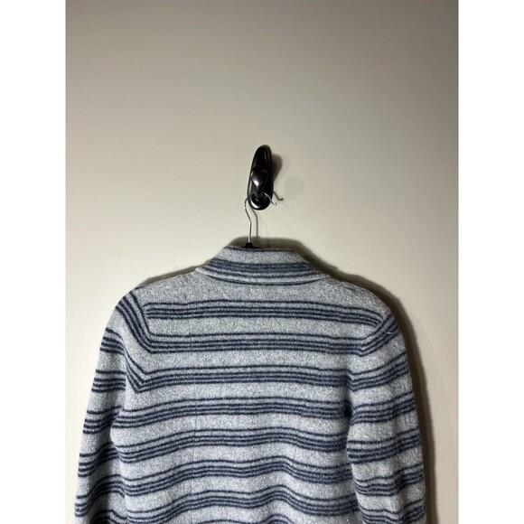 Horny Toad Women's Large Gray Boiled Wool Angora Nylon  Sweater Jacket - Picture 13 of 14